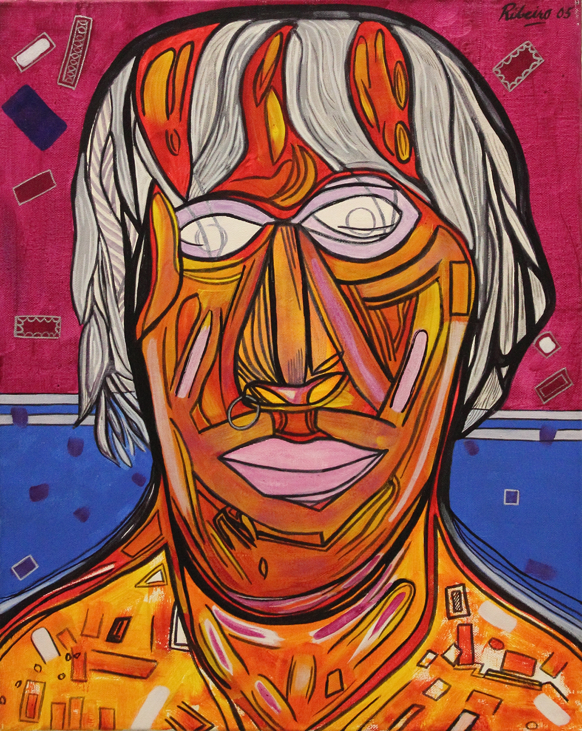 An image of Ribeiro's Poet as a Visionary, 2005.