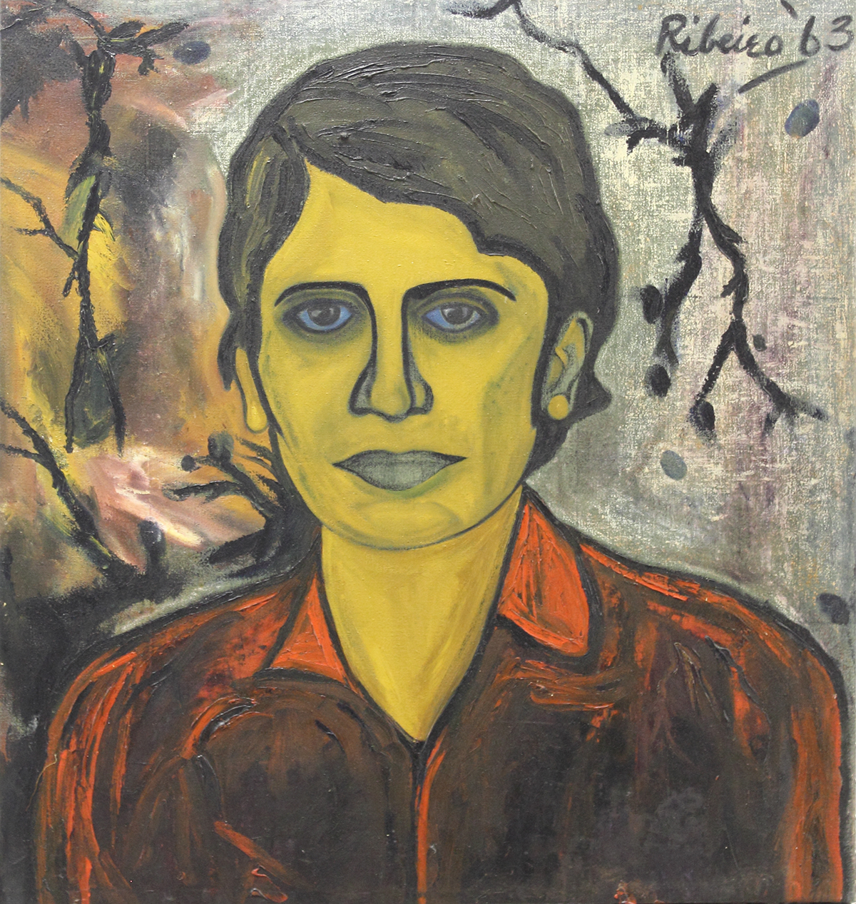 Image of Ribeiro's Untitled (Portrait of Ribeiro's wife), 1963.
